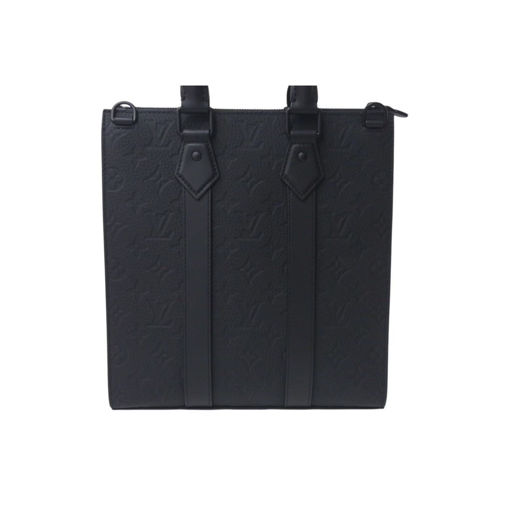Louis Vuitton Taurillon Bag Shoulder Plat Crossbody Sac Black - Picture 1 of 9